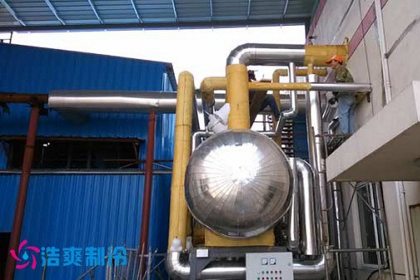 圖示:大娘冷庫(kù)改造后新制冷系統(tǒng)的安裝